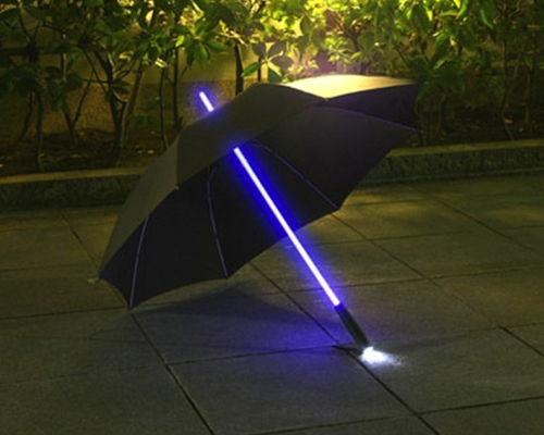 Rainbow Flash LED-Regenschirm
