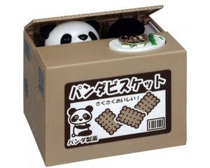 Itazura Bank Panda Coin Box