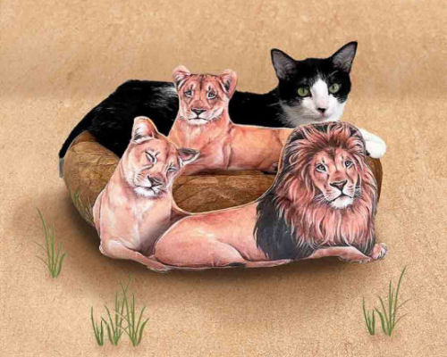King of Beasts Cat Bed