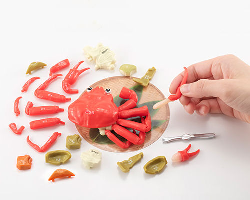3D Red Snow Crab Dissection Puzzle