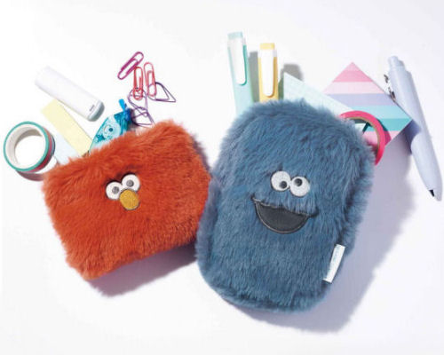 Elmo and Cookie Monster Pouch Set
