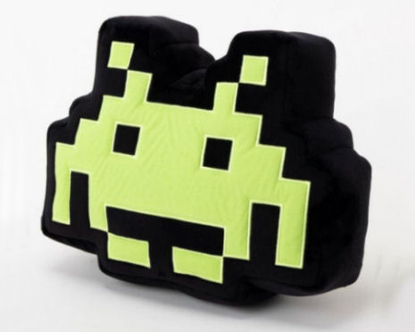 Space Invaders Crab Cushion