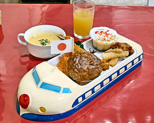 Blue Shinkansen Children's Lunch Tray