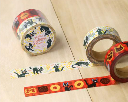 Kiki's Delivery Service Jiji Masking Tape Set (2 Rolls)