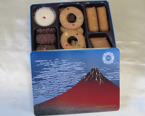 Ukiyoe Akafuji Red Mt Fuji Cookie Set