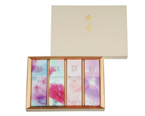 Nippon Kodo 4 Floral Incenses Variety Pack
