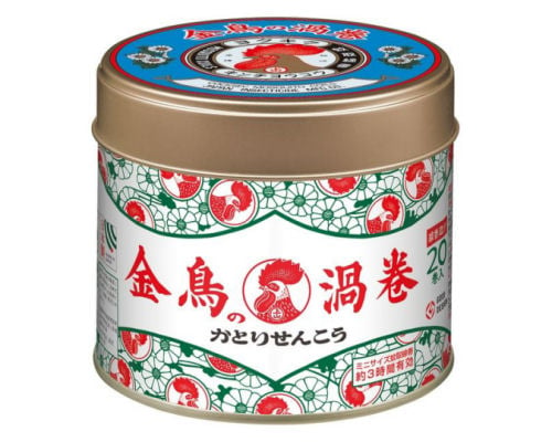 Kincho Uzumaki Mini Mosquito Coil Vintage Can (20 Coils)