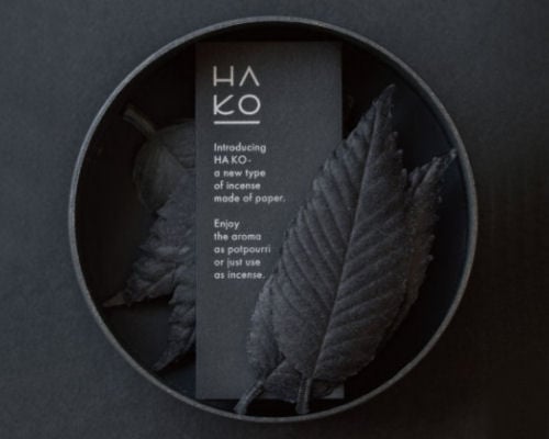 Ha Ko Special Black Box Paper Leaf Incense