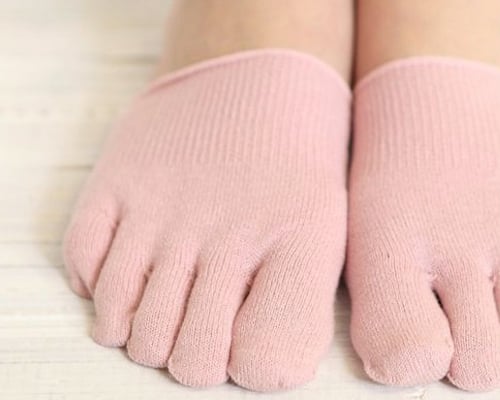 Tabio Anti-Odor Five Toe Half Socks